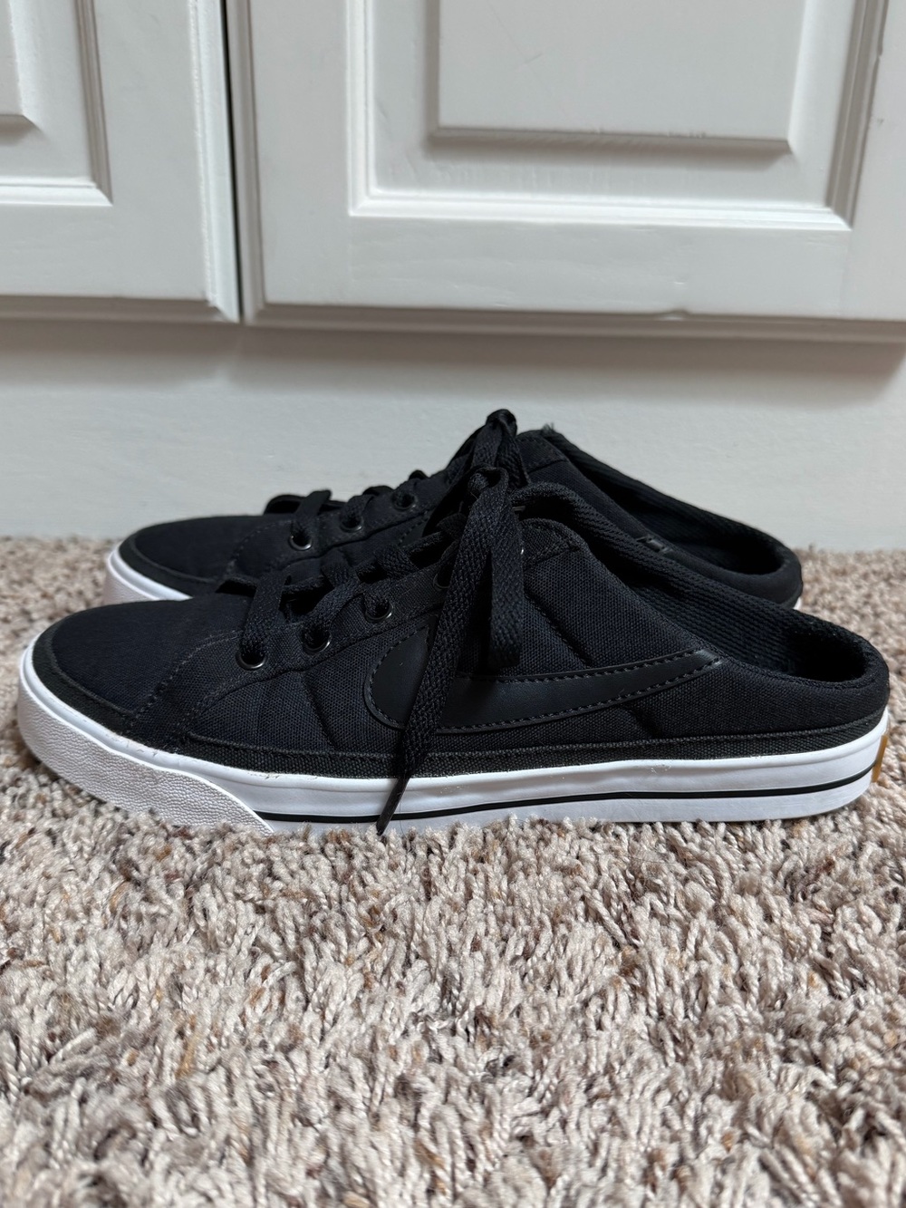 Nike Court Legacy Mules in Black Size 8.5 - Picture 6 of 14